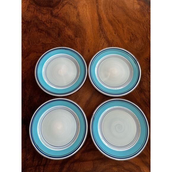 Vintage Cool River Dinner Plates by Pfaltzgraff Set/4 - Picture 6 of 14